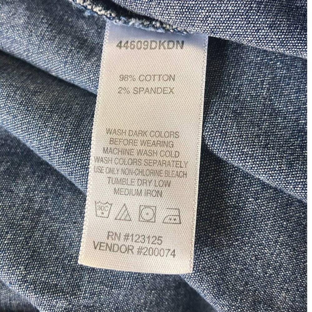 Metro Blues Women's Blue Pull-On Waist Stretch Bootcut 34.5" Inseam Jeans SZ XLT - Picture 6 of 6